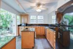 Kitchen with all appliances and beverage cooler